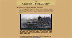 Desktop Screenshot of fortlangley.ca