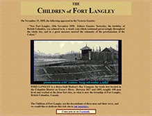 Tablet Screenshot of fortlangley.ca